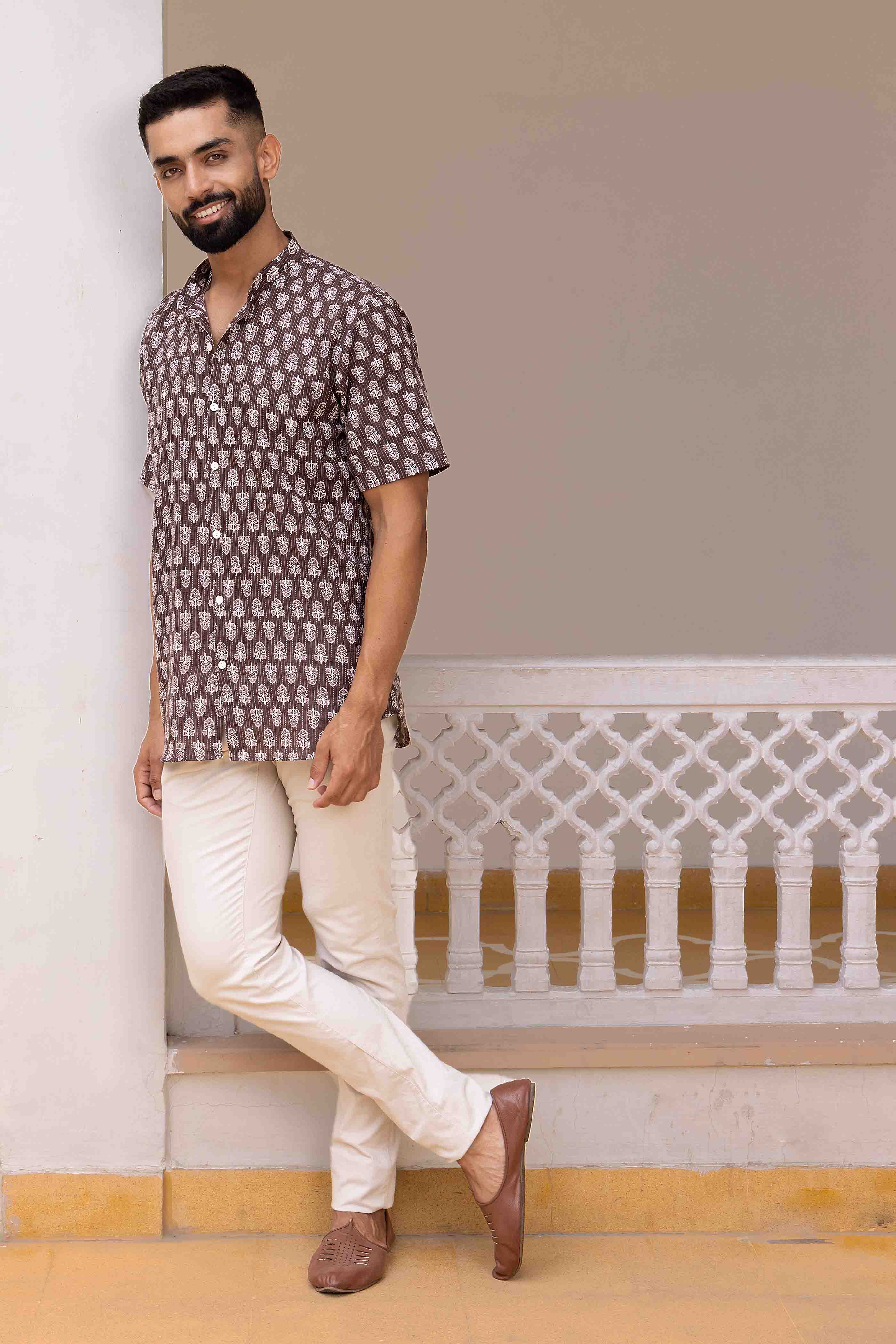 Block Printed Cotton Shirt kurta